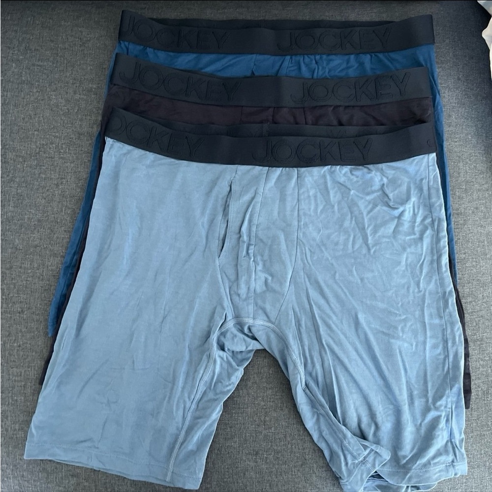 Jockey active ultra soft long leg boxer brief